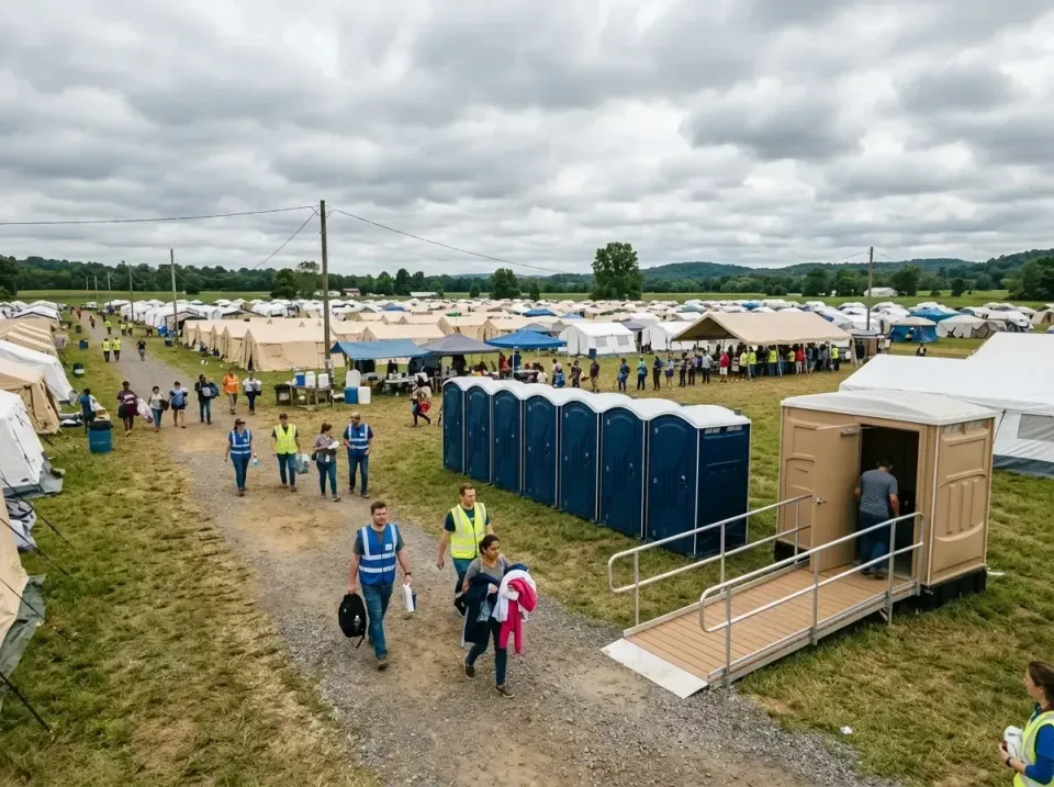 disaster-relief-camp-restrooms-010 — frequently asked questions, Dumpster & Portable Bathrooms Rental in Fair Plain, MI